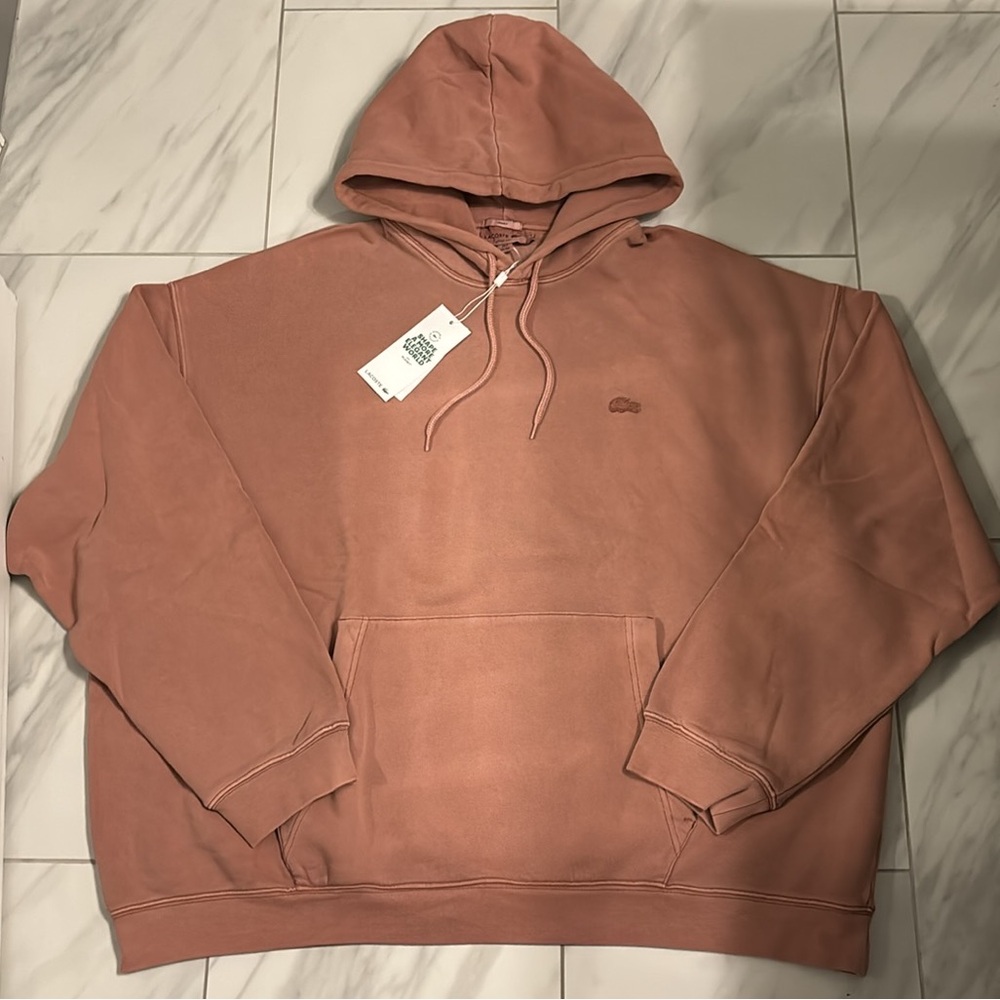 Men’s Lacoste Loose Fit Pullover Hoodie